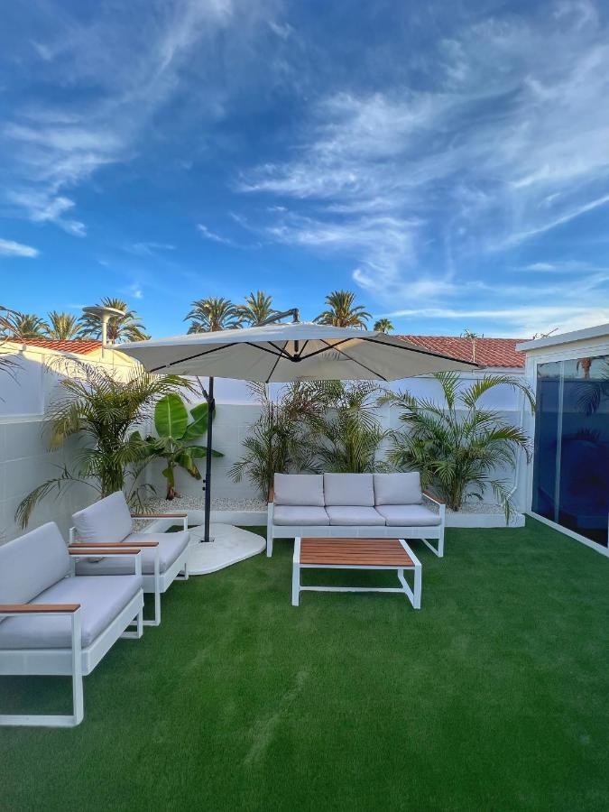 Bungalow "Bahia Azul" 普拉亚戴尔雷安格莱斯 外观 照片