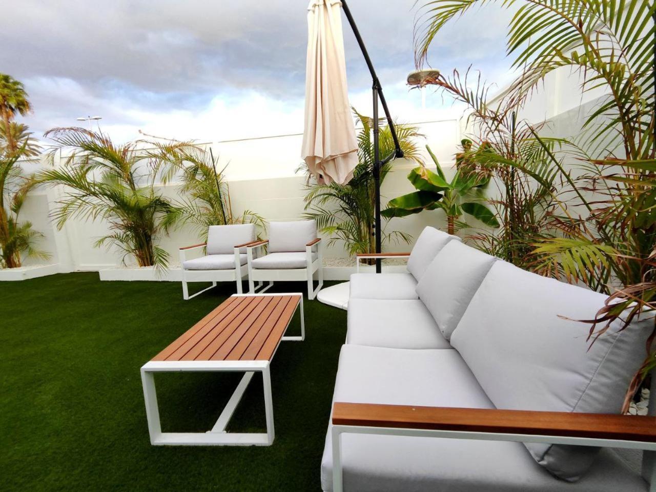 Bungalow "Bahia Azul" 普拉亚戴尔雷安格莱斯 外观 照片