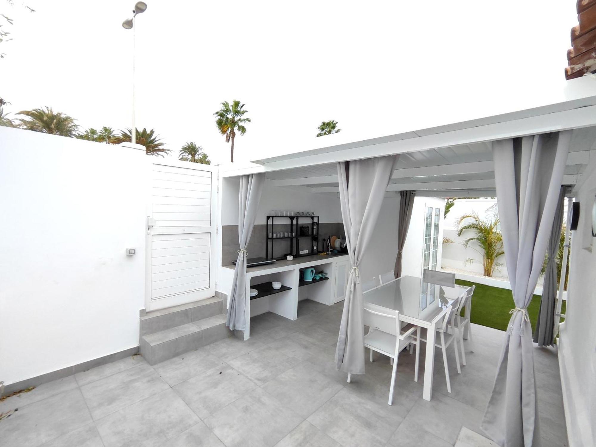 Bungalow "Bahia Azul" 普拉亚戴尔雷安格莱斯 外观 照片